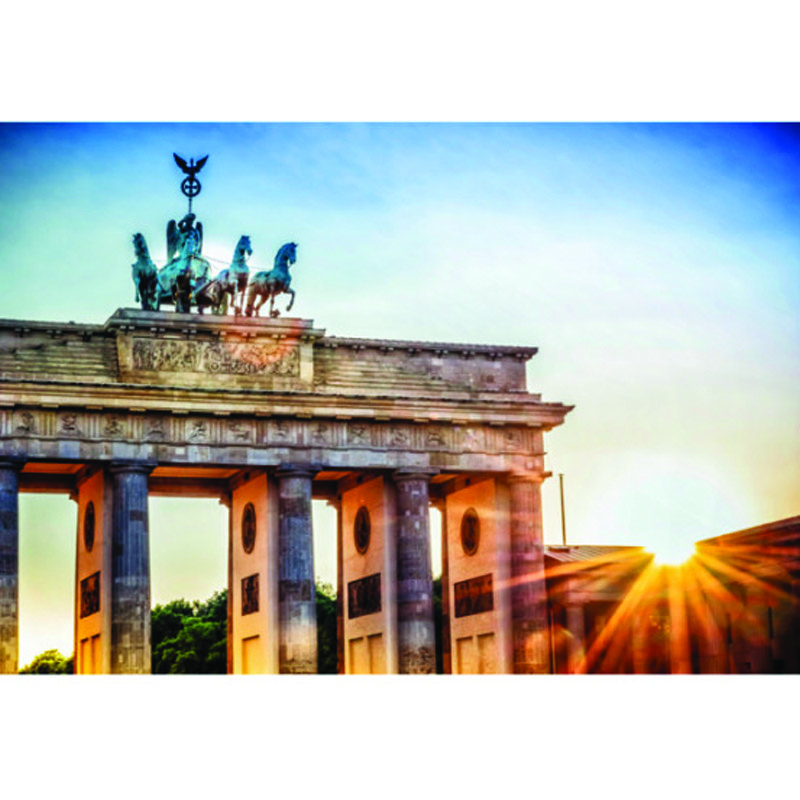 Ταπετσαρία με Πόλεις Berlin Ηλιοβασίλεμα